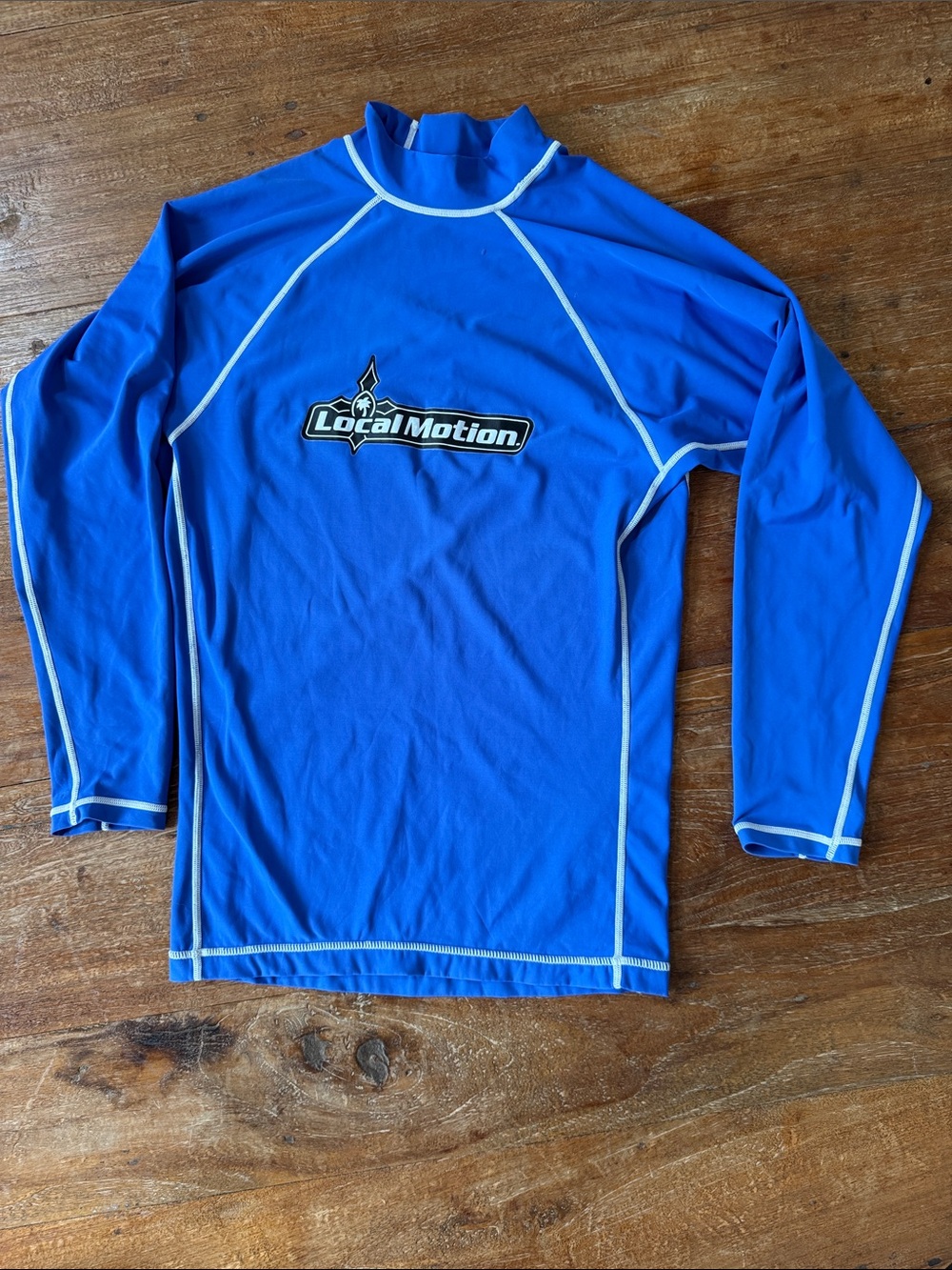 Local Motion Men’s Large Blue Long-Sleeve Rash Guard